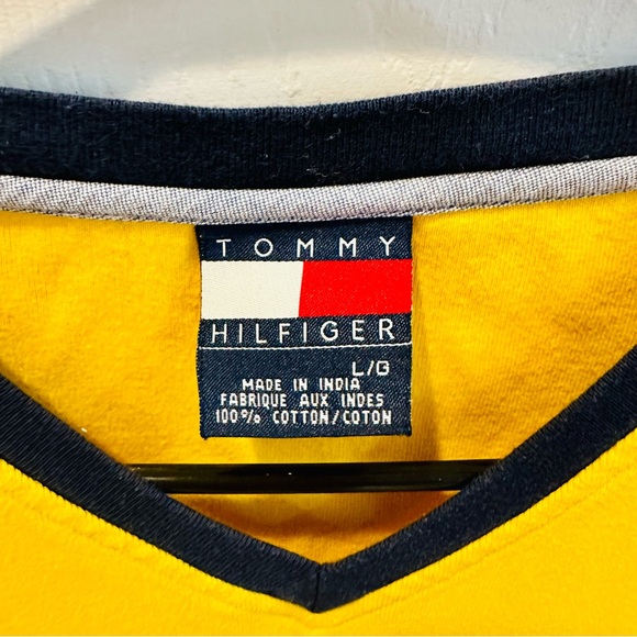Men’s Long Sleeves Large Tommy Hilfiger Yellow - Picture 3 of 3